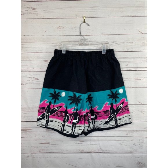 Vintage Blue Hawaii Beach Shorts Small - Picture 3 of 4